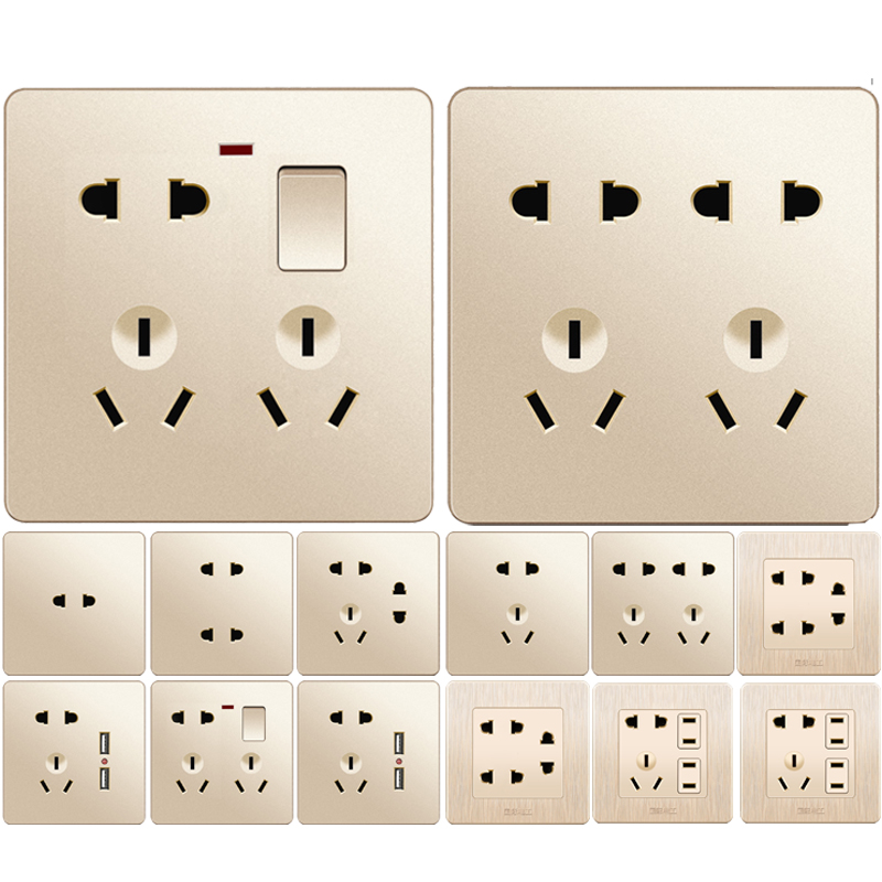 86型開關(guān)插座暗裝墻壁多孔面板選購與使用指南